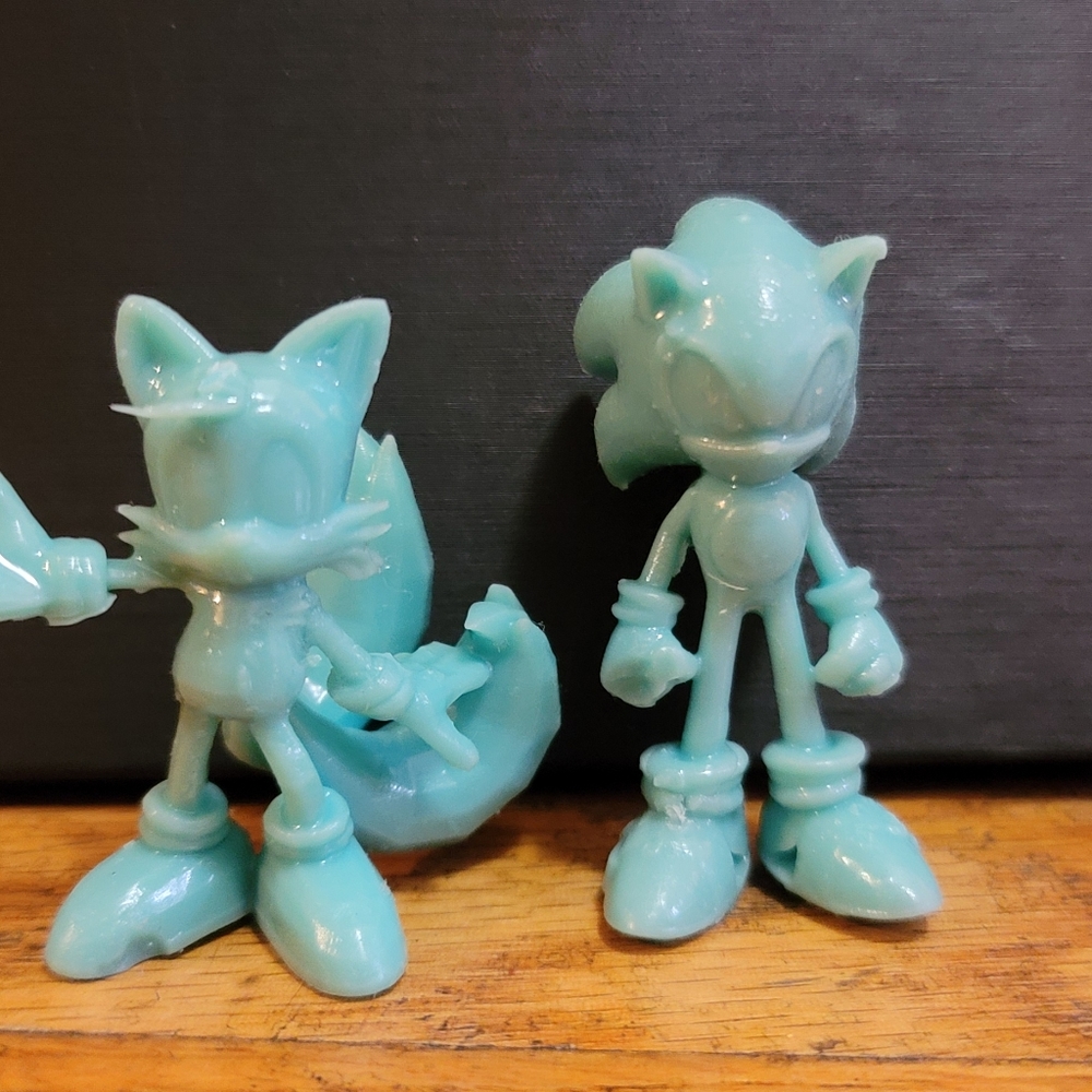 Sonic & Tales Mini Handmade models